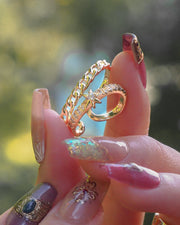 Astrid - 18KGP Star Cuff